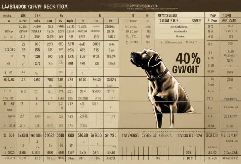 Labrador Retriever Growth and Weight Chart